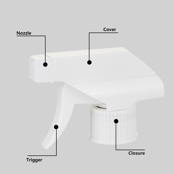 28/410 Household Cleaning PP Plastic Strong Spray Trigger Sprayer Pump with Screw Cap 28/410 Household Cleaning PP Plastic Strong Spray Trigger Sprayer Pump with Screw Cap