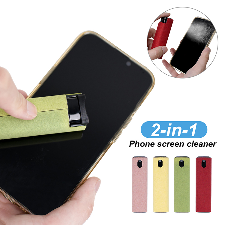 2 in 1 Screen Cleaner Spray With Microfiber Cloth Mobile Phone Screen Cleaner Kit 2 in 1 Screen Cleaner Spray With Microfiber Cloth Mobile Phone Screen Cleaner Kit