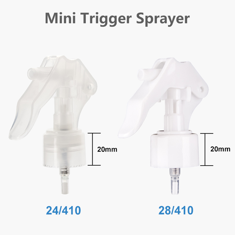 24/410 28/410 White Mini Plastic Trigger Sprayer for Cleaning Bottle Cap Customizable Color 24/410 28/410 White Mini Plastic Trigger Sprayer for Cleaning Bottle Cap Customizable Color