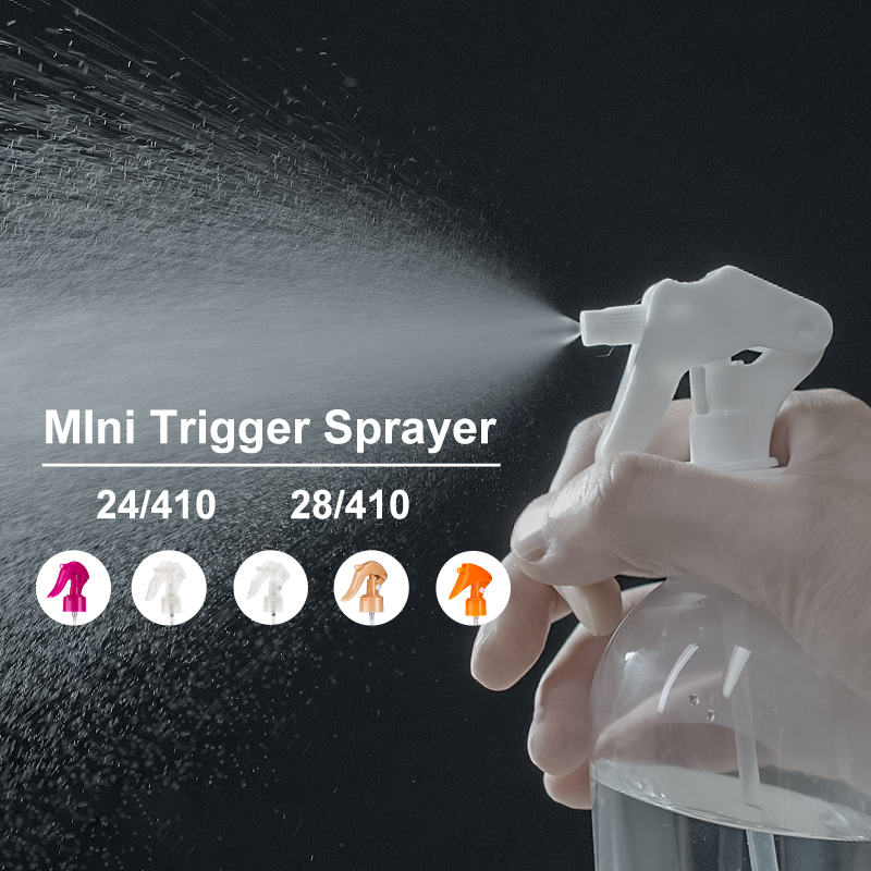24/410 28/410 White Mini Plastic Trigger Sprayer for Cleaning Bottle Cap Customizable Color 24/410 28/410 White Mini Plastic Trigger Sprayer for Cleaning Bottle Cap Customizable Color