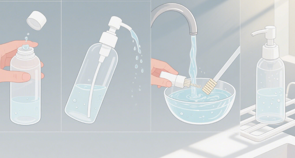 spray bottle cleaning steps spray bottle cleaning steps