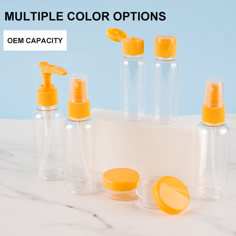 8pcs Plastic Empty Bottle Set Refillable Toiletry Mini Travel Bottles Kit Wholesale 8pcs Plastic Empty Bottle Set Refillable Toiletry Mini Travel Bottles Kit Wholesale