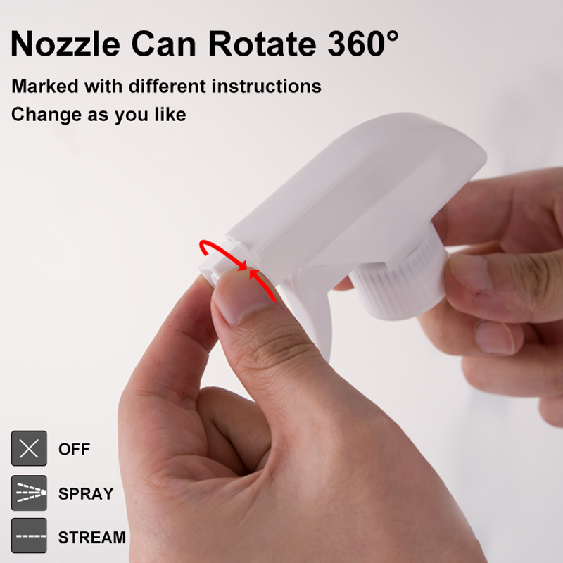 High Quality 28mm Hand White All Plastic Screw Trigger Sprayer for Plastic Bottle High Quality 28mm Hand White All Plastic Screw Trigger Sprayer for Plastic Bottle