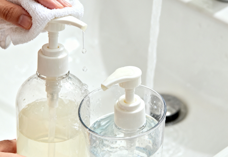 lotion pump cleaning lotion pump cleaning