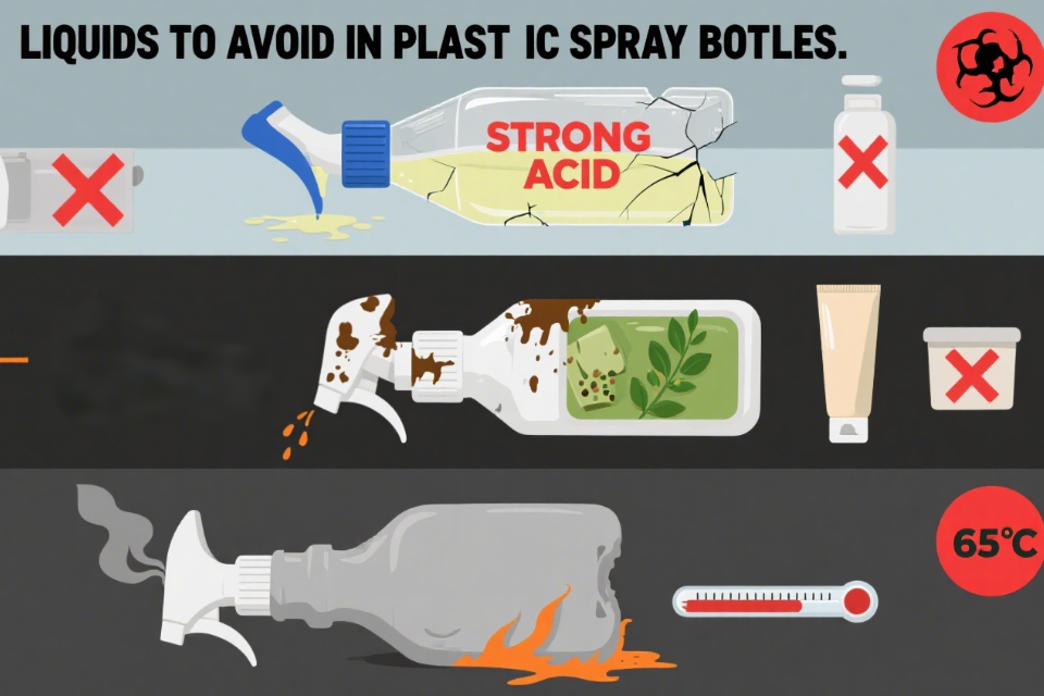 liquids to avoid in plastic spray bottle liquids to avoid in plastic spray bottle