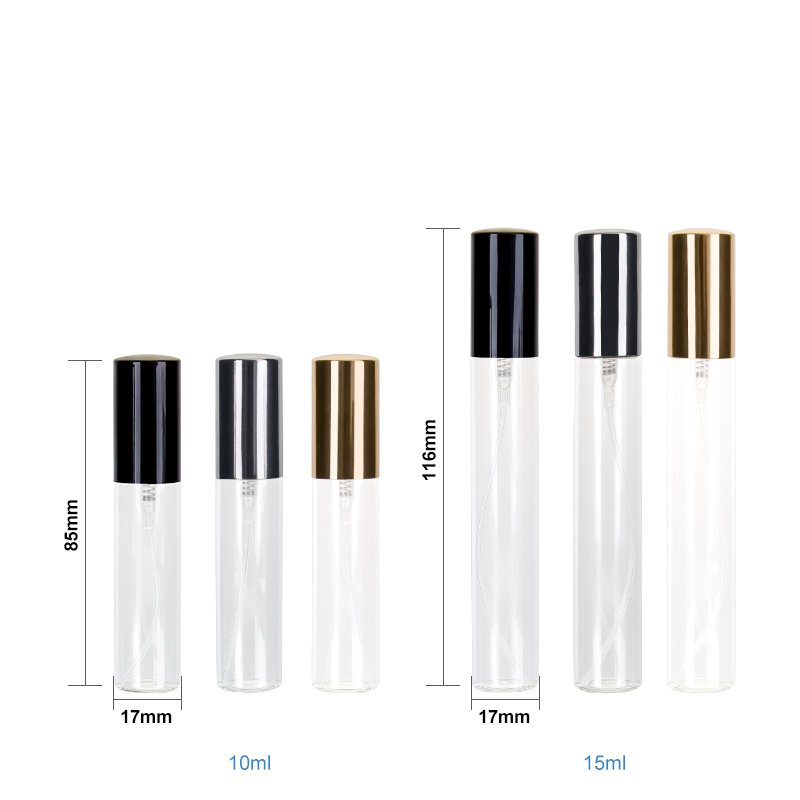 Luxury 5ml 10ml 15ml Round Empty Clear Mini Glass Perfume Spray Bottles Custom Luxury 5ml 10ml 15ml Round Empty Clear Mini Glass Perfume Spray Bottles Custom