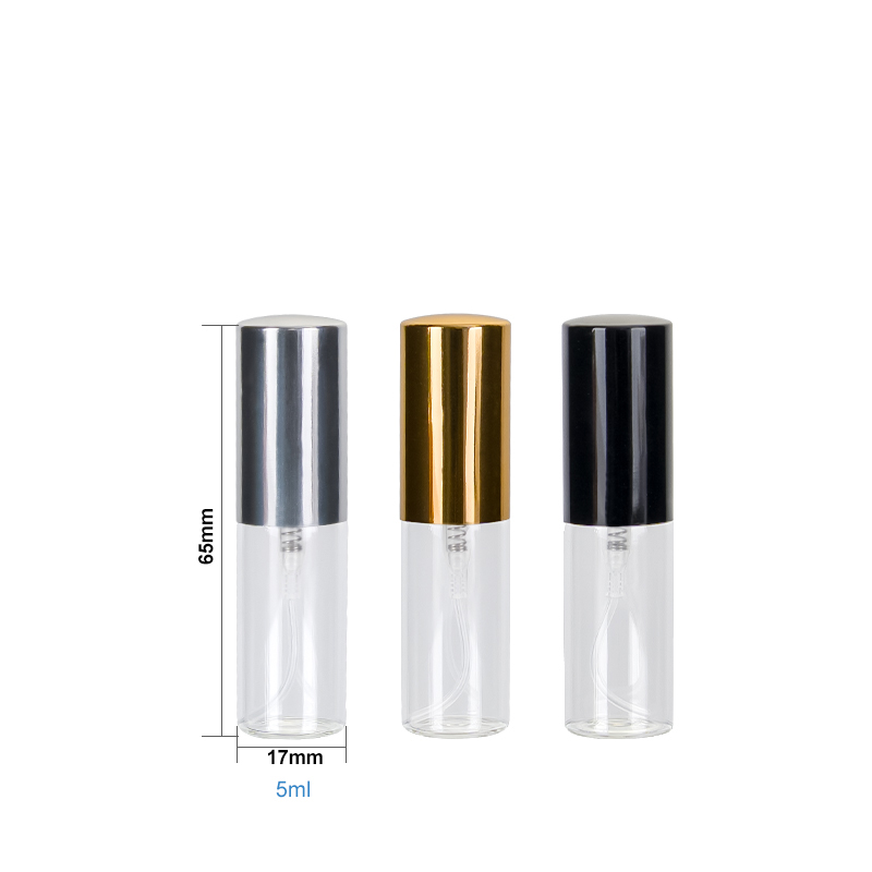 Luxury 5ml 10ml 15ml Round Empty Clear Mini Glass Perfume Spray Bottles Custom Luxury 5ml 10ml 15ml Round Empty Clear Mini Glass Perfume Spray Bottles Custom