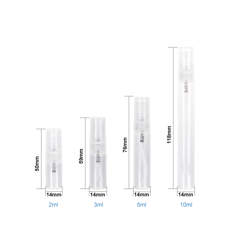 2ml 3ml 5ml 10ml Mini Empty Refillable Portable Glass Spray Bottles with Cap Wholesale 2ml 3ml 5ml 10ml Mini Empty Refillable Portable Glass Spray Bottles with Cap Wholesale