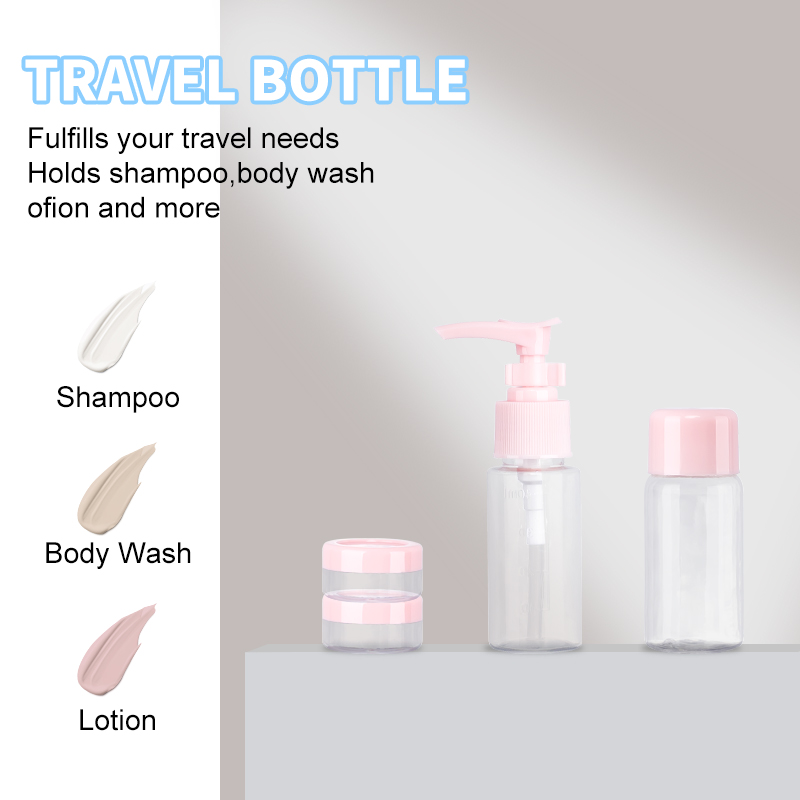 Portable Cosmetic Empty Plastic 10pcs Travel Mini Empty Bottle Set Manufacturer Portable Cosmetic Empty Plastic 10pcs Travel Mini Empty Bottle Set Manufacturer