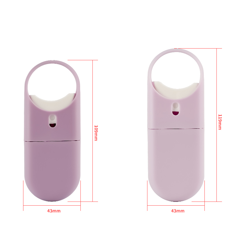 New Design 10ml 15ml Empty Plastic Travel Portable Round Ring Spray Perfume Bottle Factory