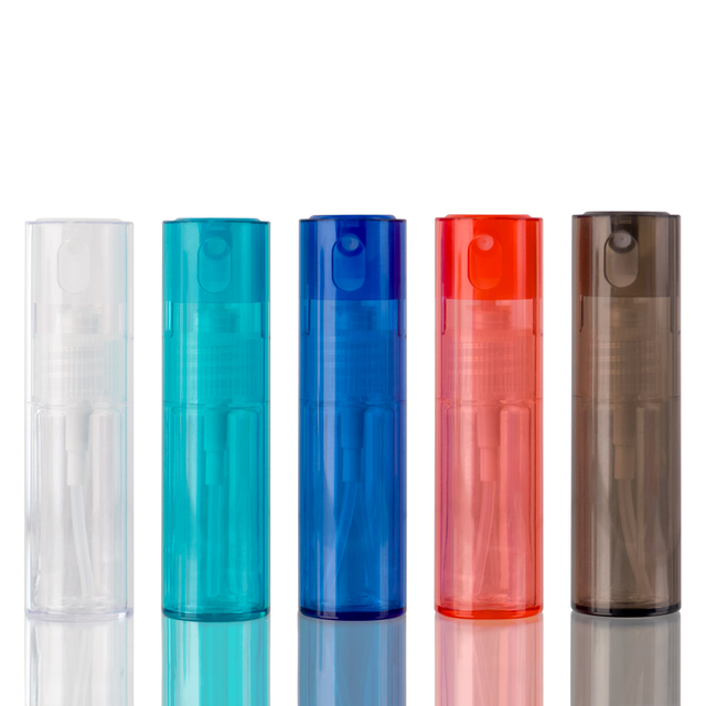 Portable Round Plastic 10ml Refillable Plastic Spray Bottle with Shell Supplier
