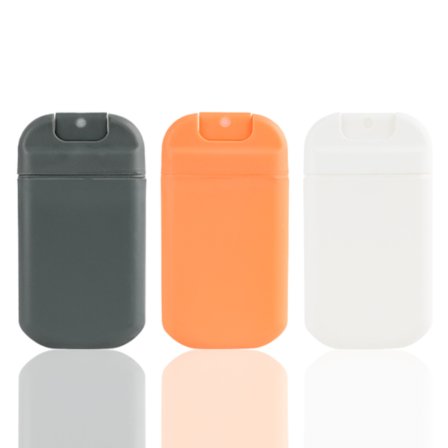 30ml Refillable Alcohol Hand Sanitizer Pocket Spray Plastic PP Perfume Spray Bottle factory