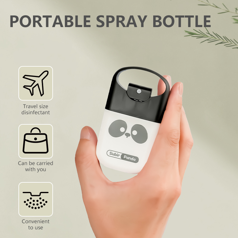 Plastic Mini Size Pocket Portable Travel Fine Mist Spray Bottles Refillable Cosmetic Packaging Supplier