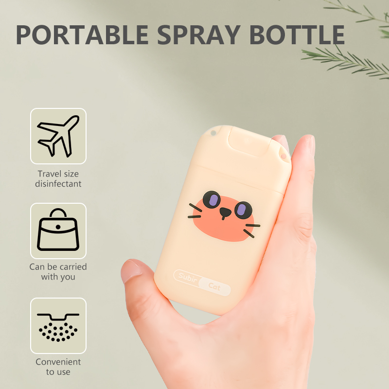 Plastic Travel Size 20/30ml Alcohol Perfume Hand Sanitizer Credit Card Spray Bottle Supplier