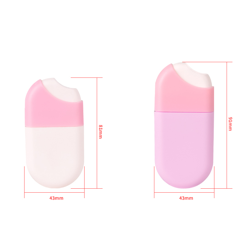 10ml 15ml Plastic Refillable Mist Credit Card Spray Bottle for Alcohol Hand Sanitizer Wholesale