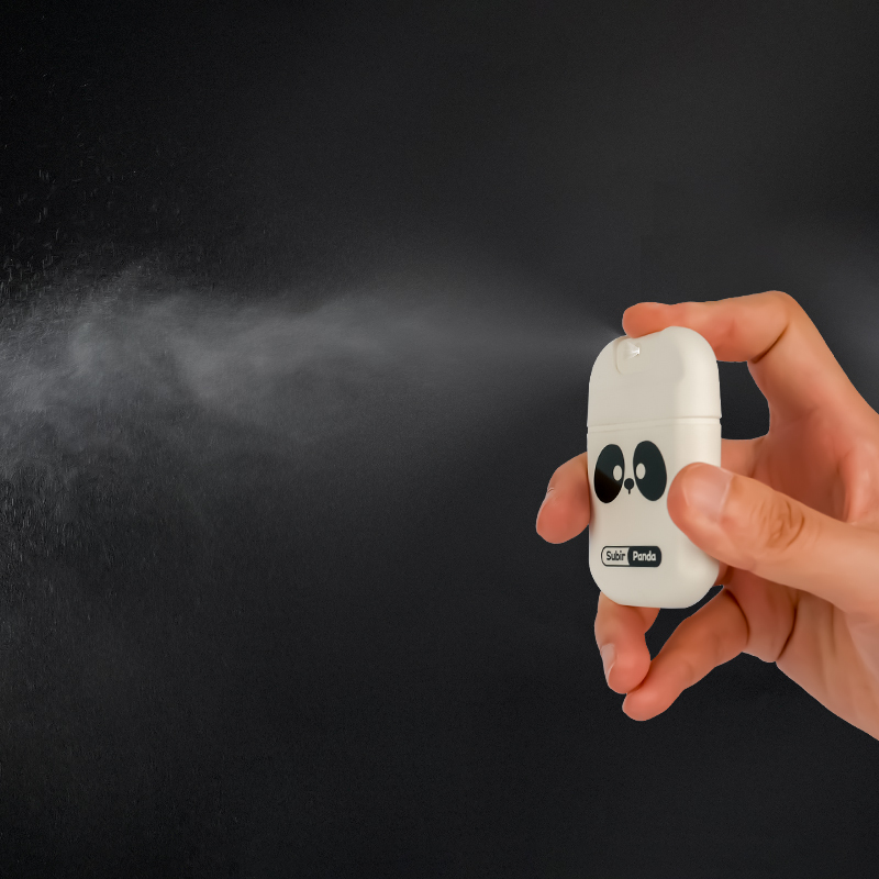 Custom Logo Plastic 30ml Empty Credit Card Spray Bottle for Alcohols Hand Sanitizer Perfume Factory