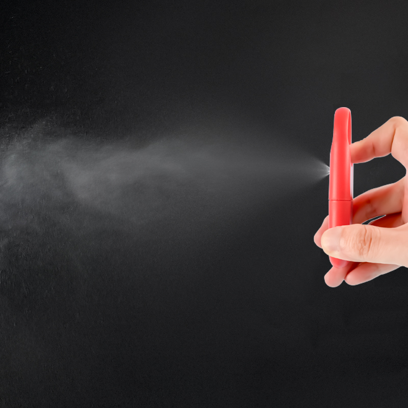 New Design 10ml 15ml Empty Plastic Travel Portable Round Ring Spray Perfume Bottle Factory