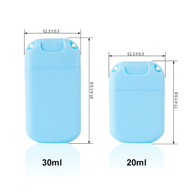 TF-U2 20/30ml PP Refillable Alcohol Perfume Credit Card Spray Bottle Wholesale