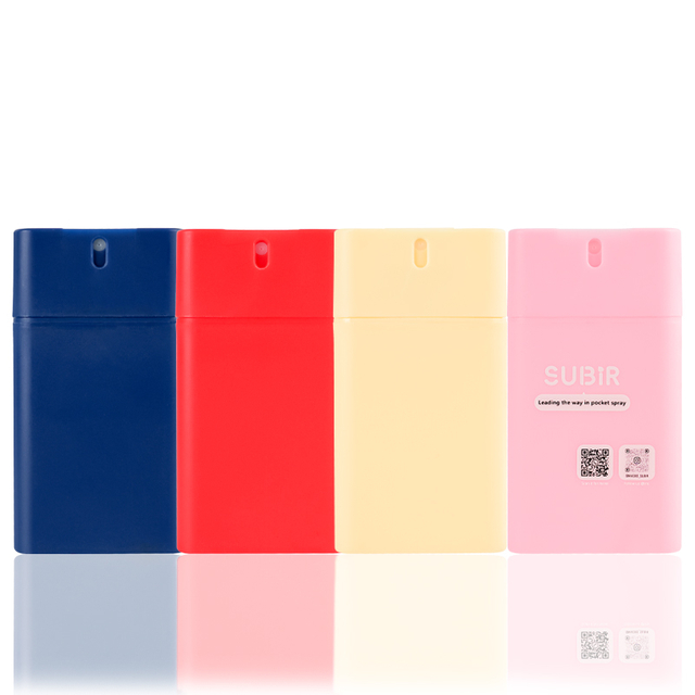 TF-B Travel Portable Credit Card 30ml Empty Plastic Perfume Spray Bottle Wholesale 