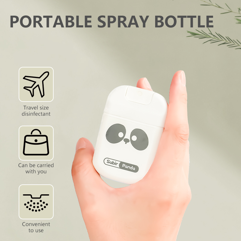 Custom Logo Plastic 30ml Empty Credit Card Spray Bottle for Alcohols Hand Sanitizer Perfume Factory