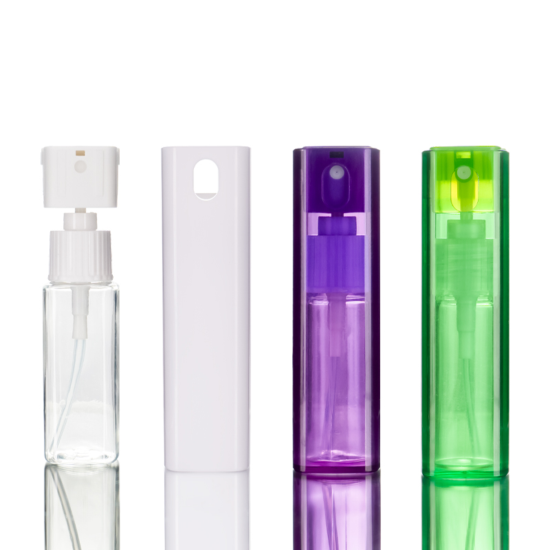 Luxury Empty 10ml Square Plastic Perfume Mist Spray Bottle Manufacturer